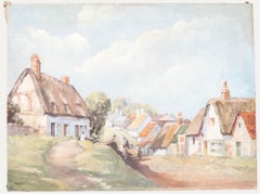 Francois  - Early 20th Century Oil, The Village in Summer