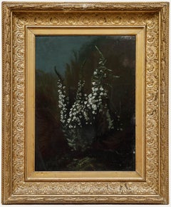 François Reynaud (1825-1909) - 1877 Huile, bruyère fleurie