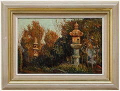 Frank Ernest Beresford (1881-1967) - 1908 Oil, A Japanese Garden