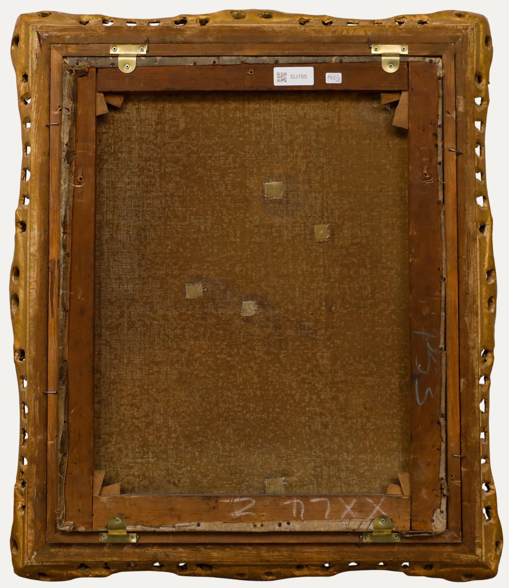 Frank Wormald Cassels (1862-1908) - Gerahmtes Öl, Verstecken in der Laterne (Braun), Animal Painting, von Unknown