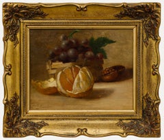 Freda Marston (1895-1949) - Framed Early 20th Century Oil, Fruit & Nut