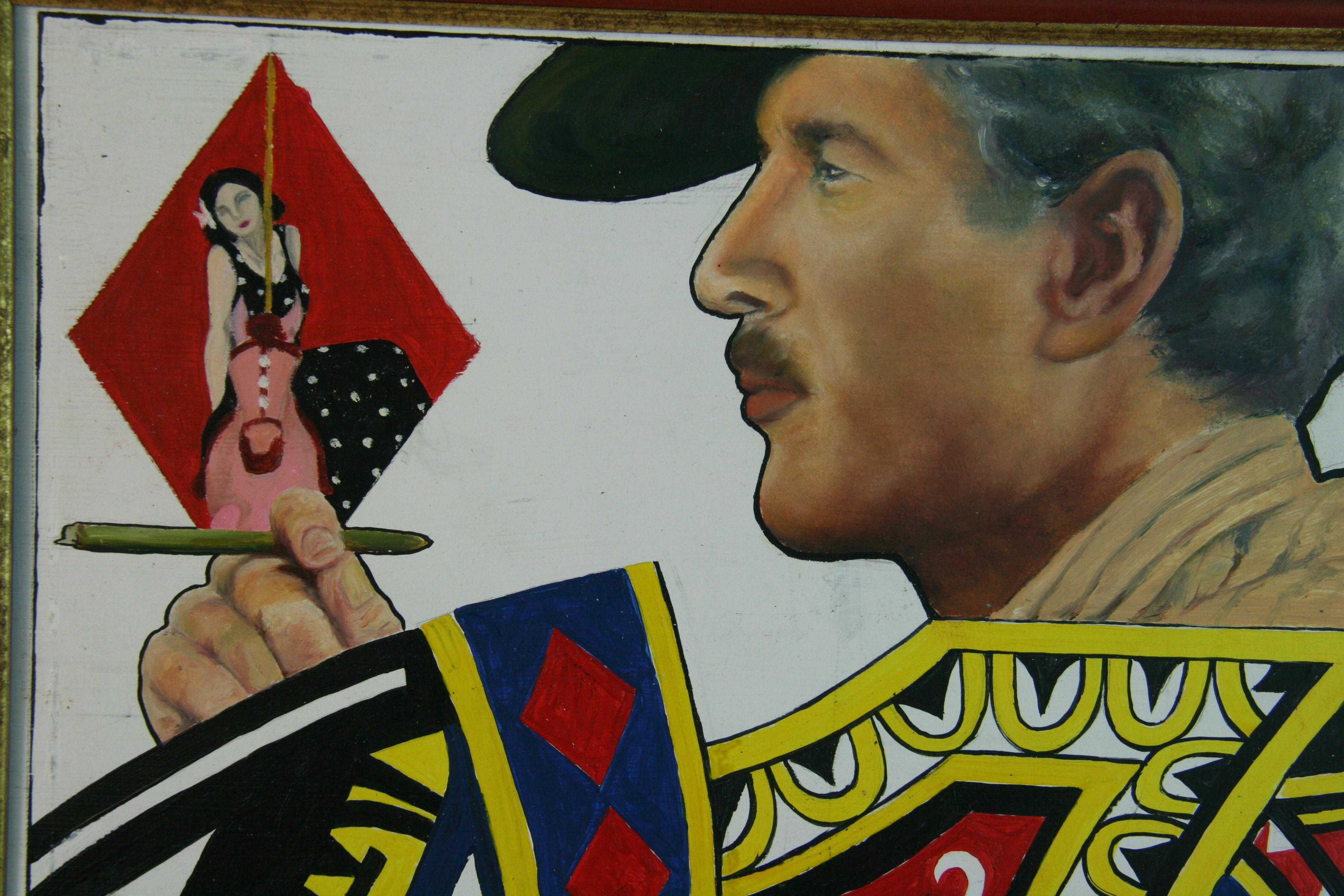 Freddie Mercury and Sting Pop Art The Two Kings of Rock and Roll For Sale 6