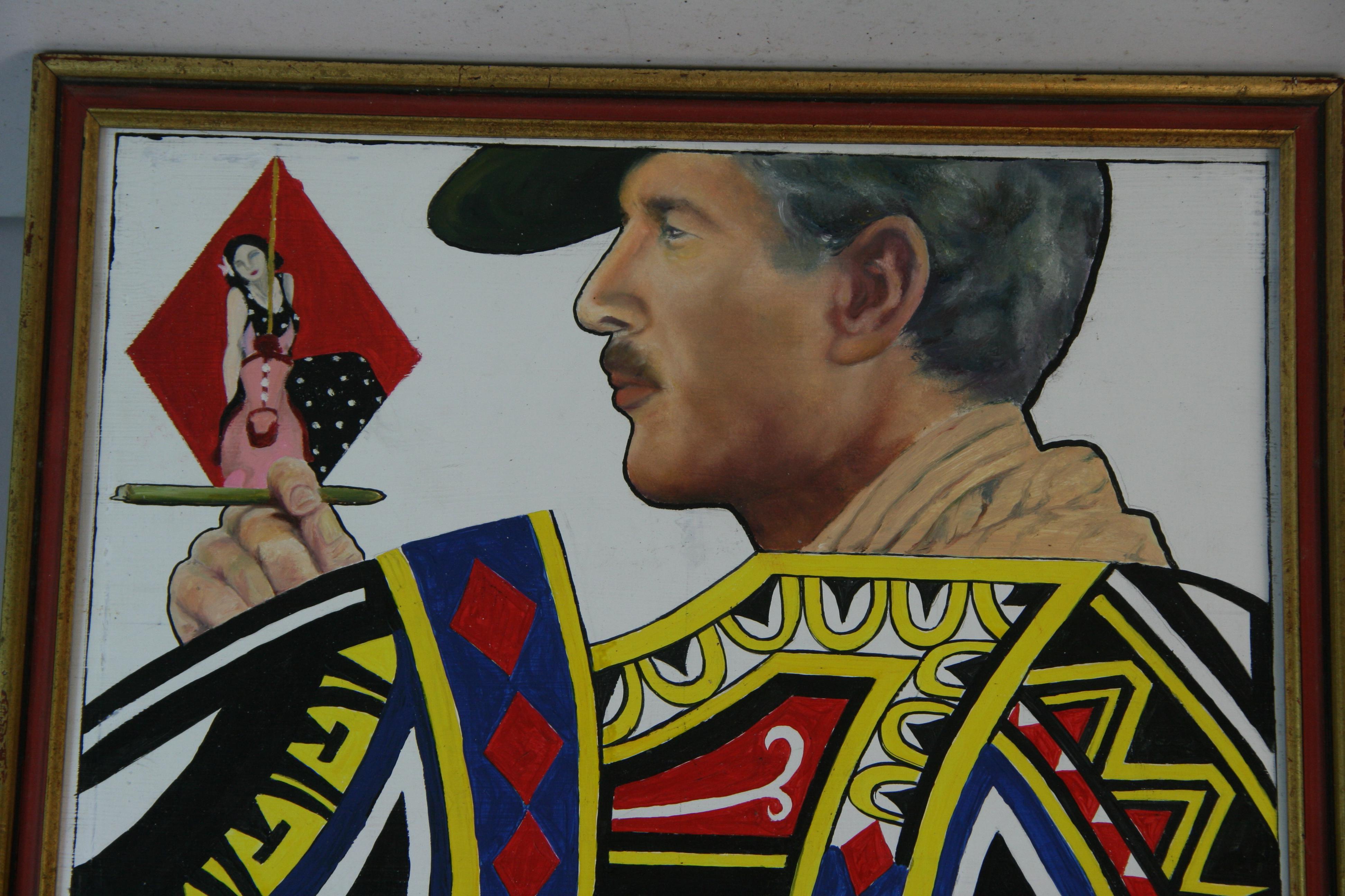 Freddie Mercury and Sting Pop Art The Two Kings of Rock and Roll For Sale 1
