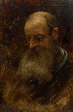 Frederic Yates (1854–1919) - Oil, Reverend St Leger Frederick Hope-Edwards