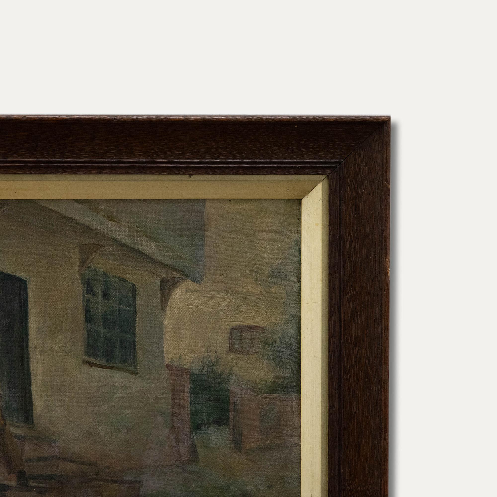 Frederick Thomas Callcott (1853-1923) – Ölgemälde, „Stumbling Home“, frühes 20. Jahrhundert im Angebot 1