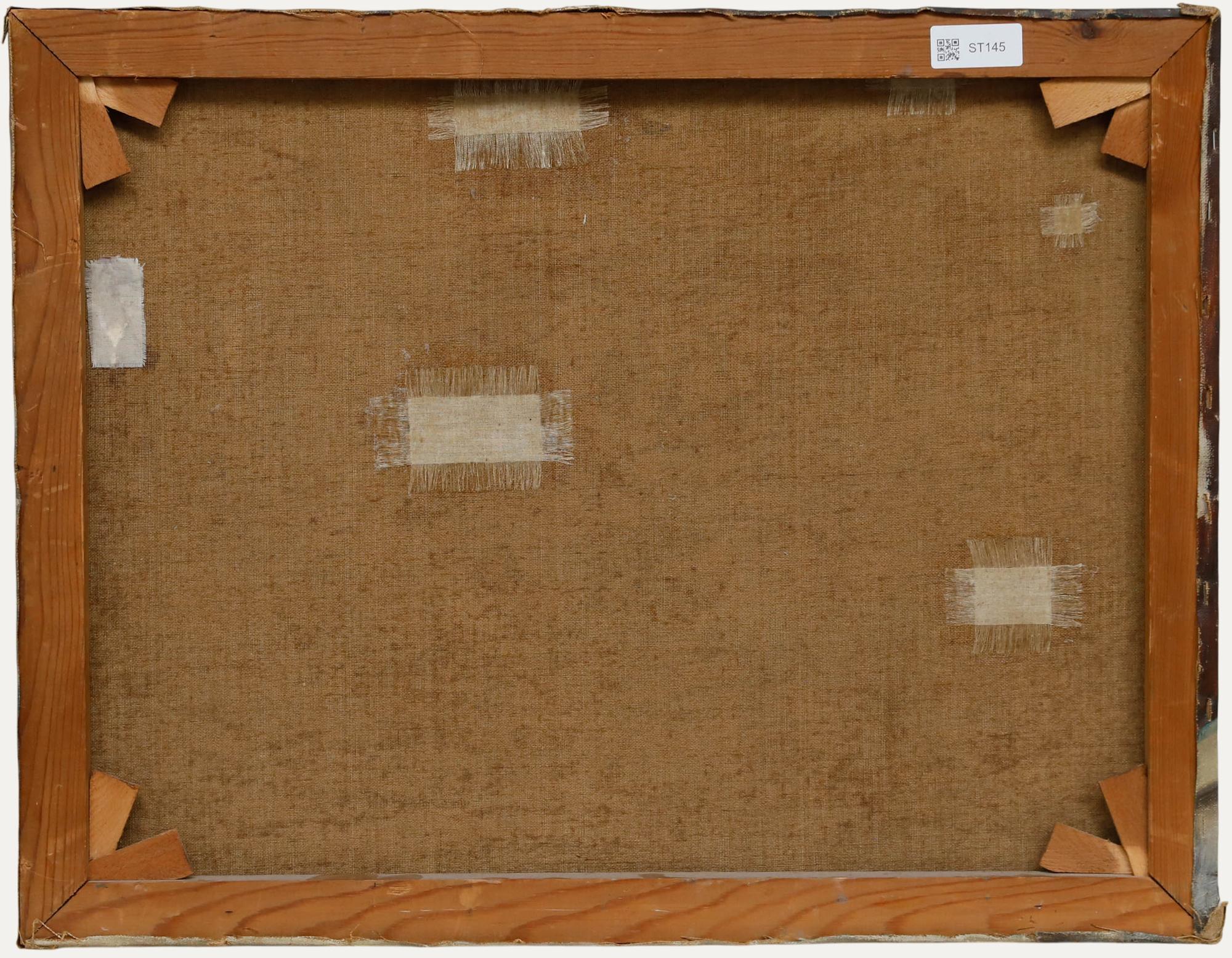 Frederick van Oostveen (1885-1979) - Öl, Stillleben mit Buch (Grau), Still-Life Painting, von Unknown