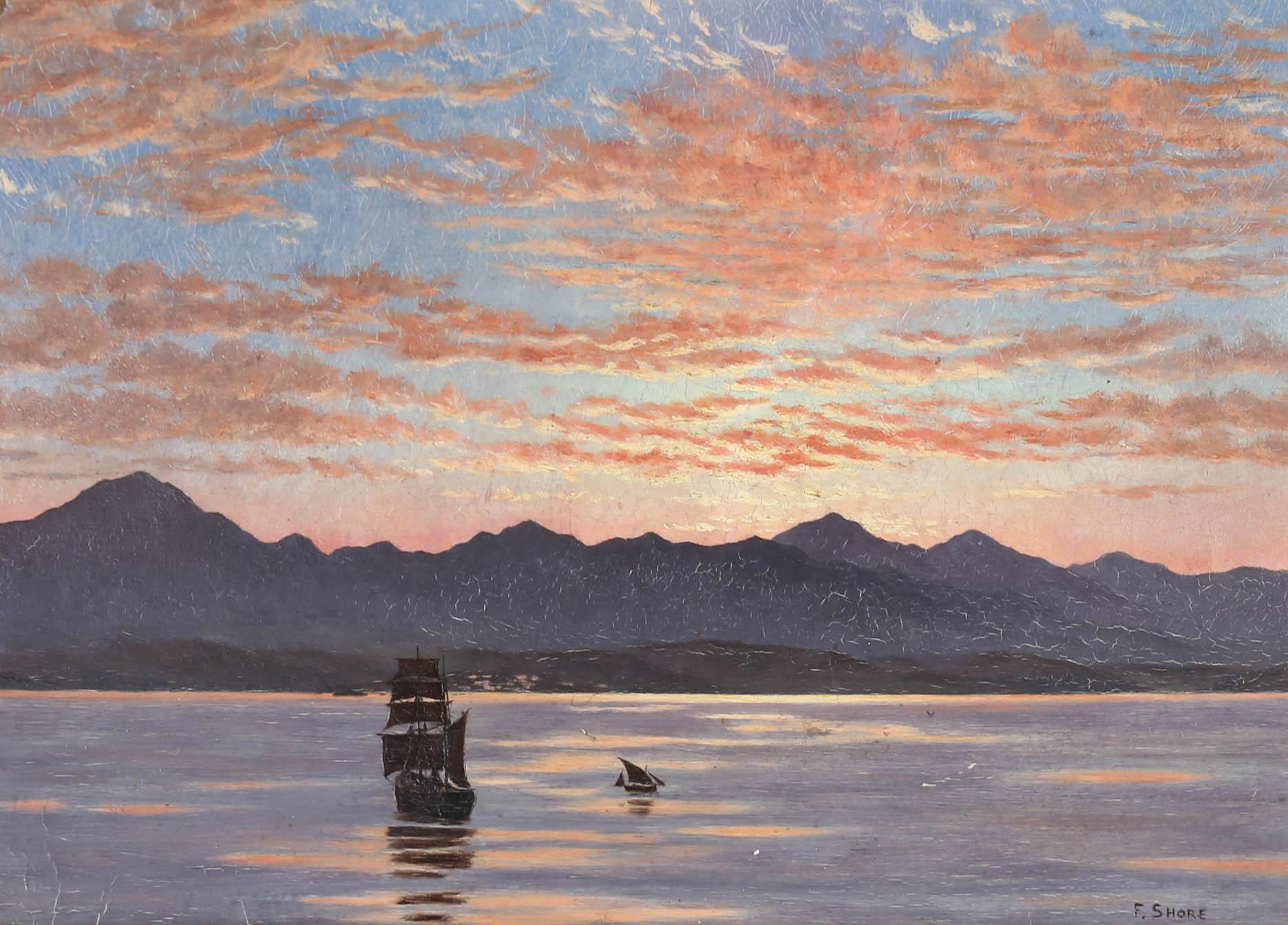 Frederick William John Shore (1844-1916) - Öl, Westküste von Schottland