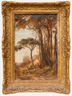 Frederik Engel (1872-1958) - Framed 1921 Oil, Amongst the Trees