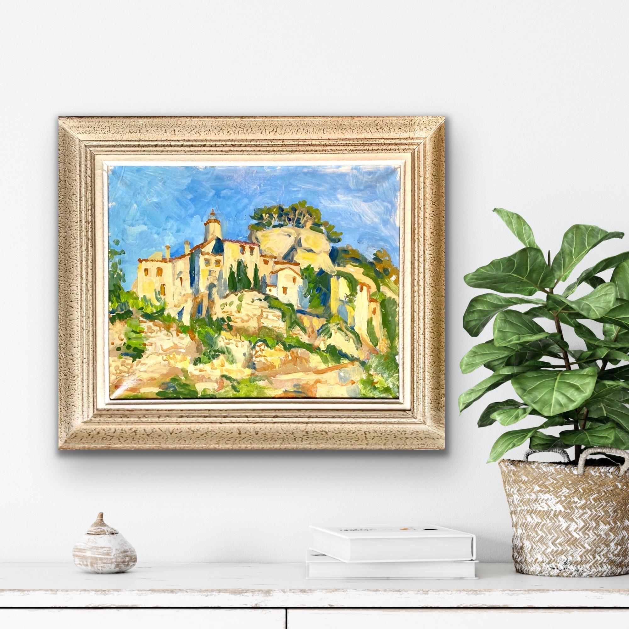 French painting - Ecole de Paris - Provence landscape Countryside - Painting by Unknown