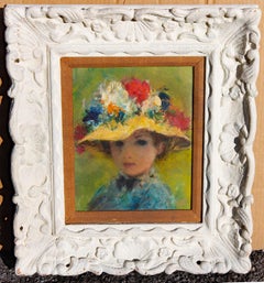 Pittura impressionista francese  Ritratto di una ragazza  Scuola di Parigi