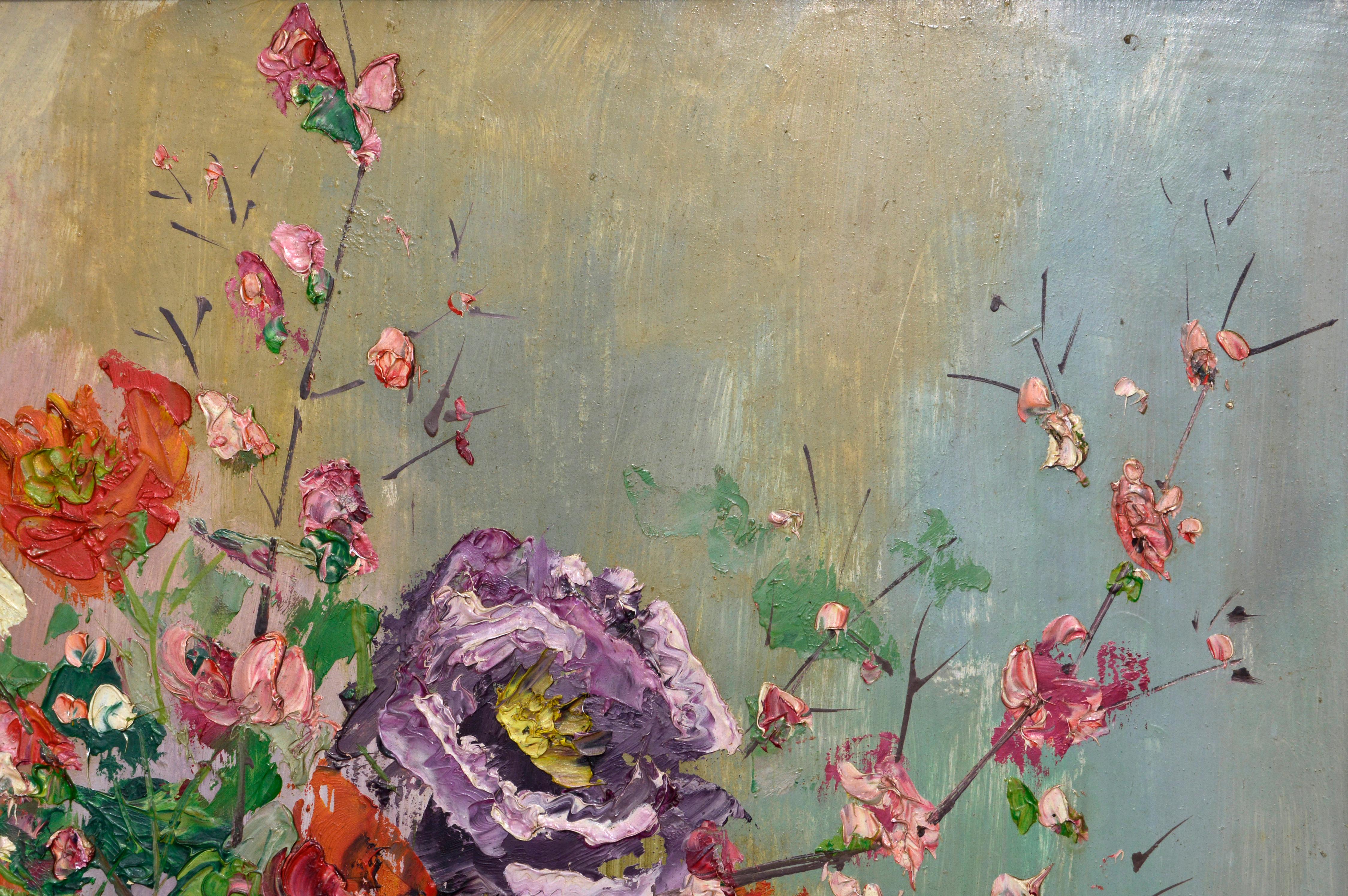 impressionist still life flowers