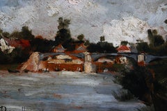 French Impressionist Village Landscape at Quevauvillers, Somme, Oil Painting 88