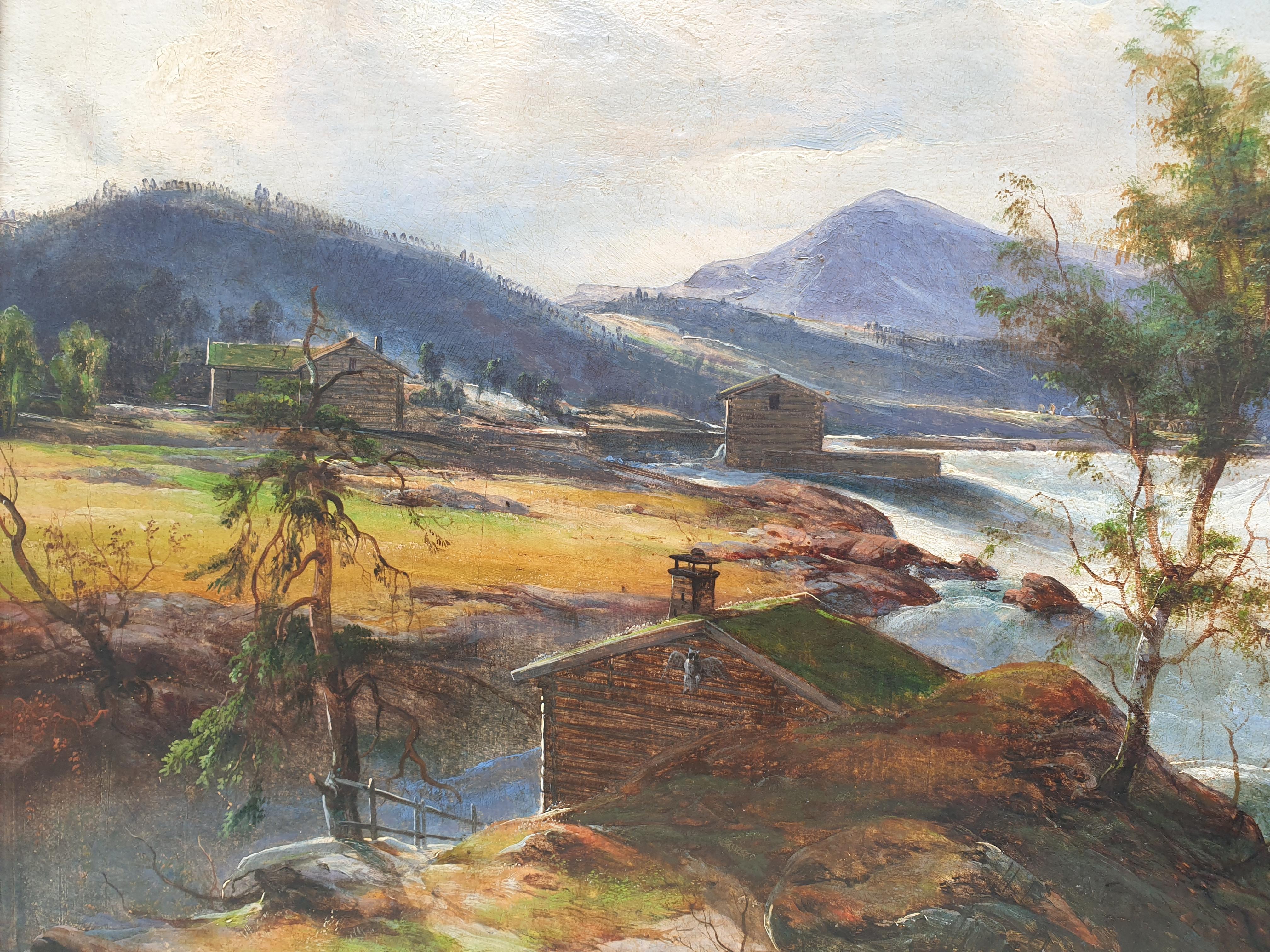 scene of the flood painting
