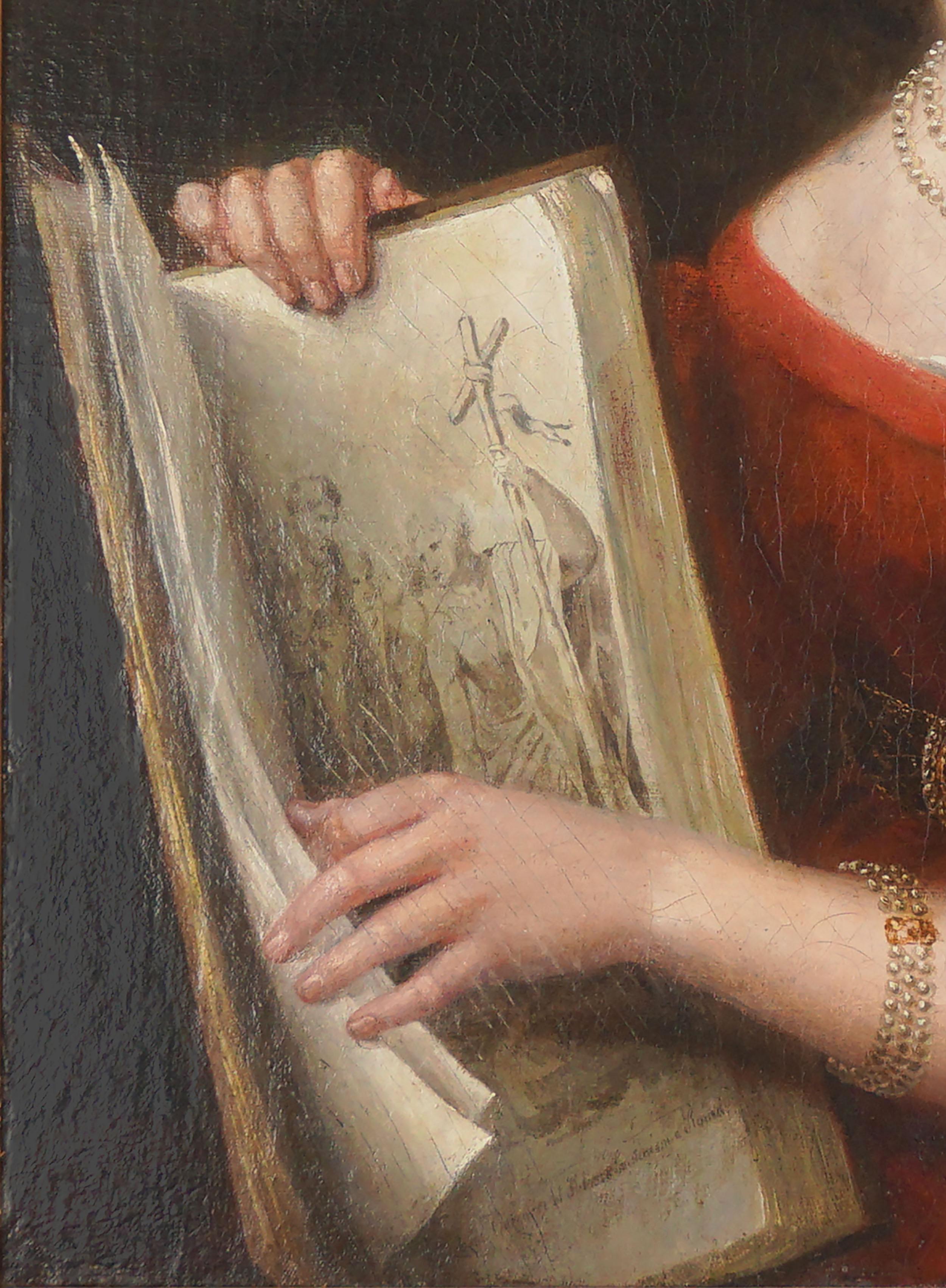 Unknown French Portrait of an early 19th Century Young Lady at