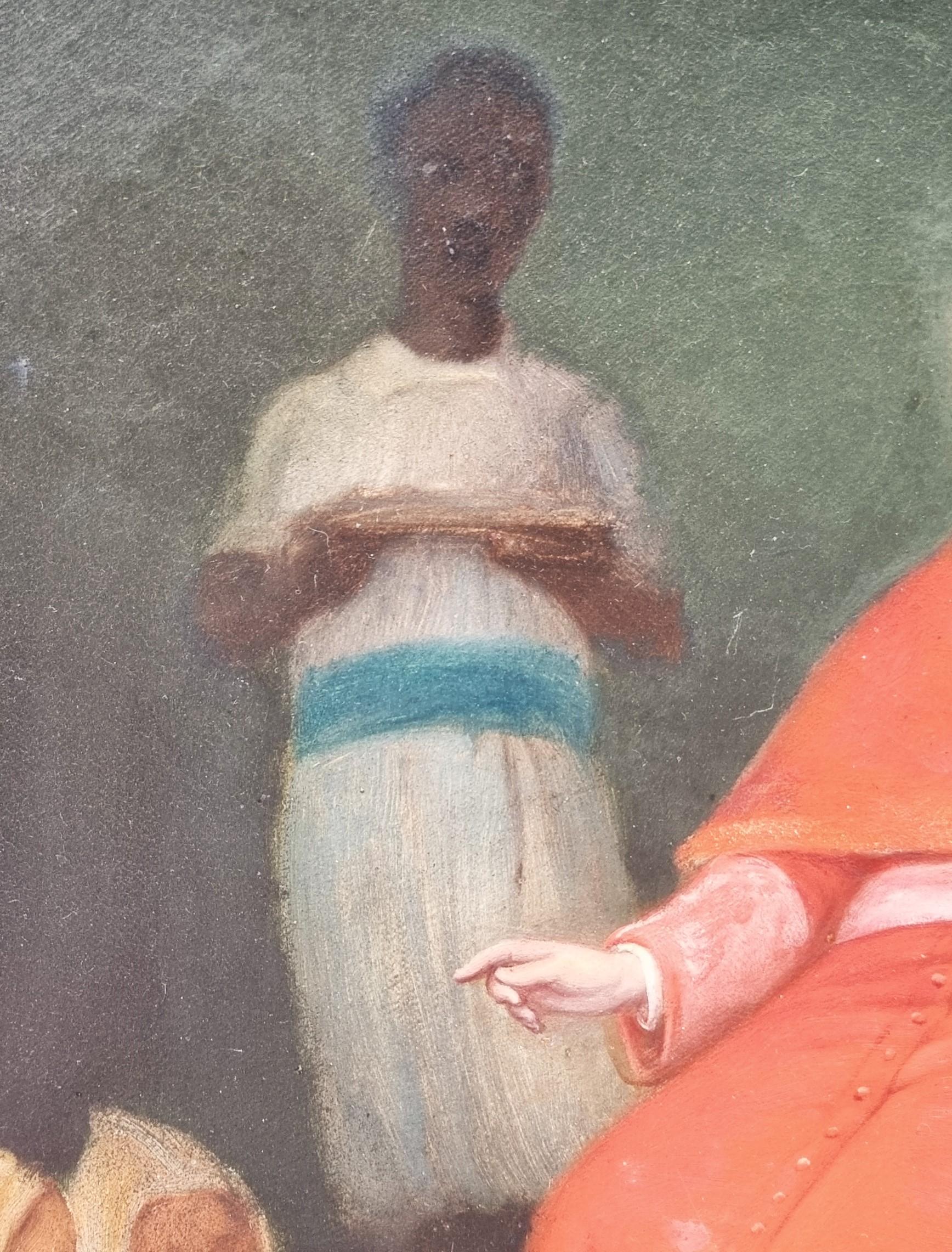 Peinture religieuse française 19ème Blancs Pères Missionnaires Afrique LAVIGERIE en vente 2