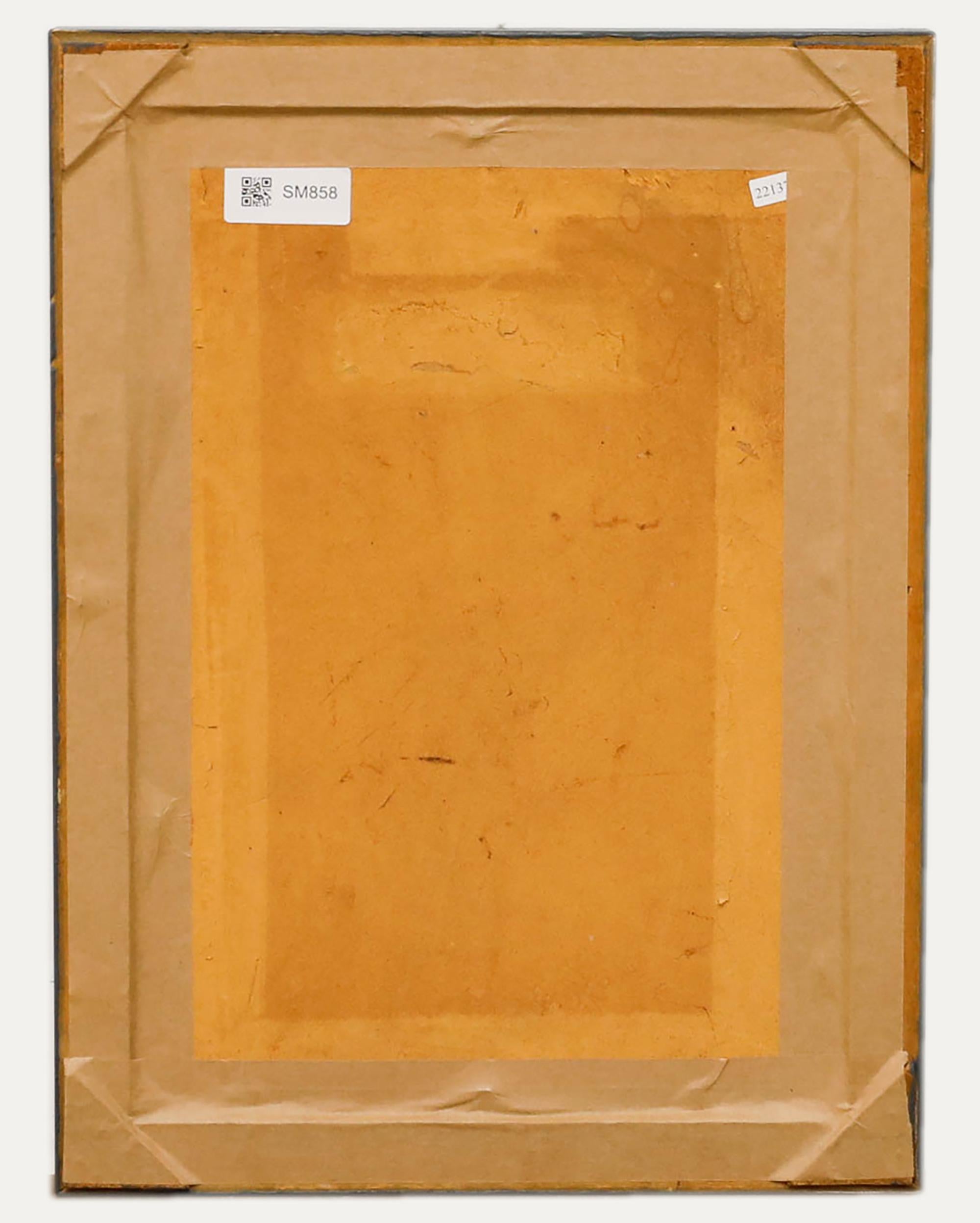 Französische Schule 19. Jahrhundert Öl - Junger Maler (Schwarz), Portrait Painting, von Unknown