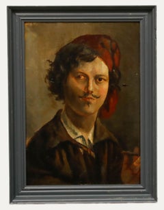 French School 19th Century Oil - Young Painter