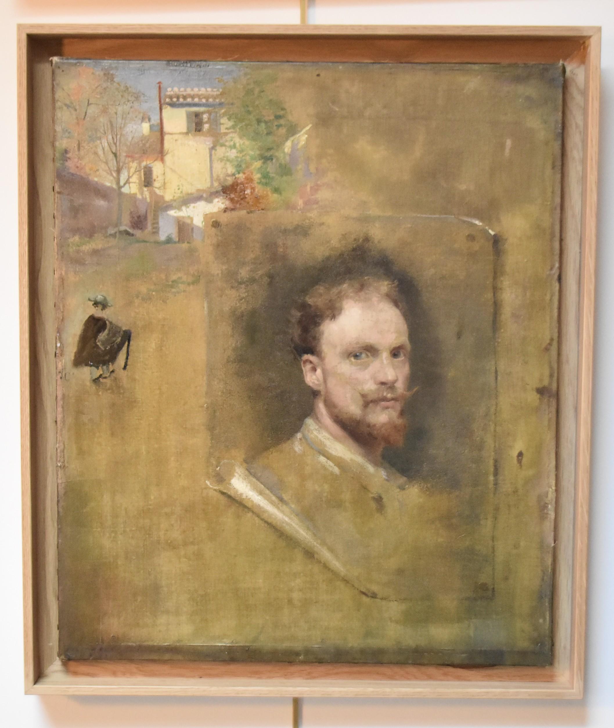 French school 19th century, Selfportrait 