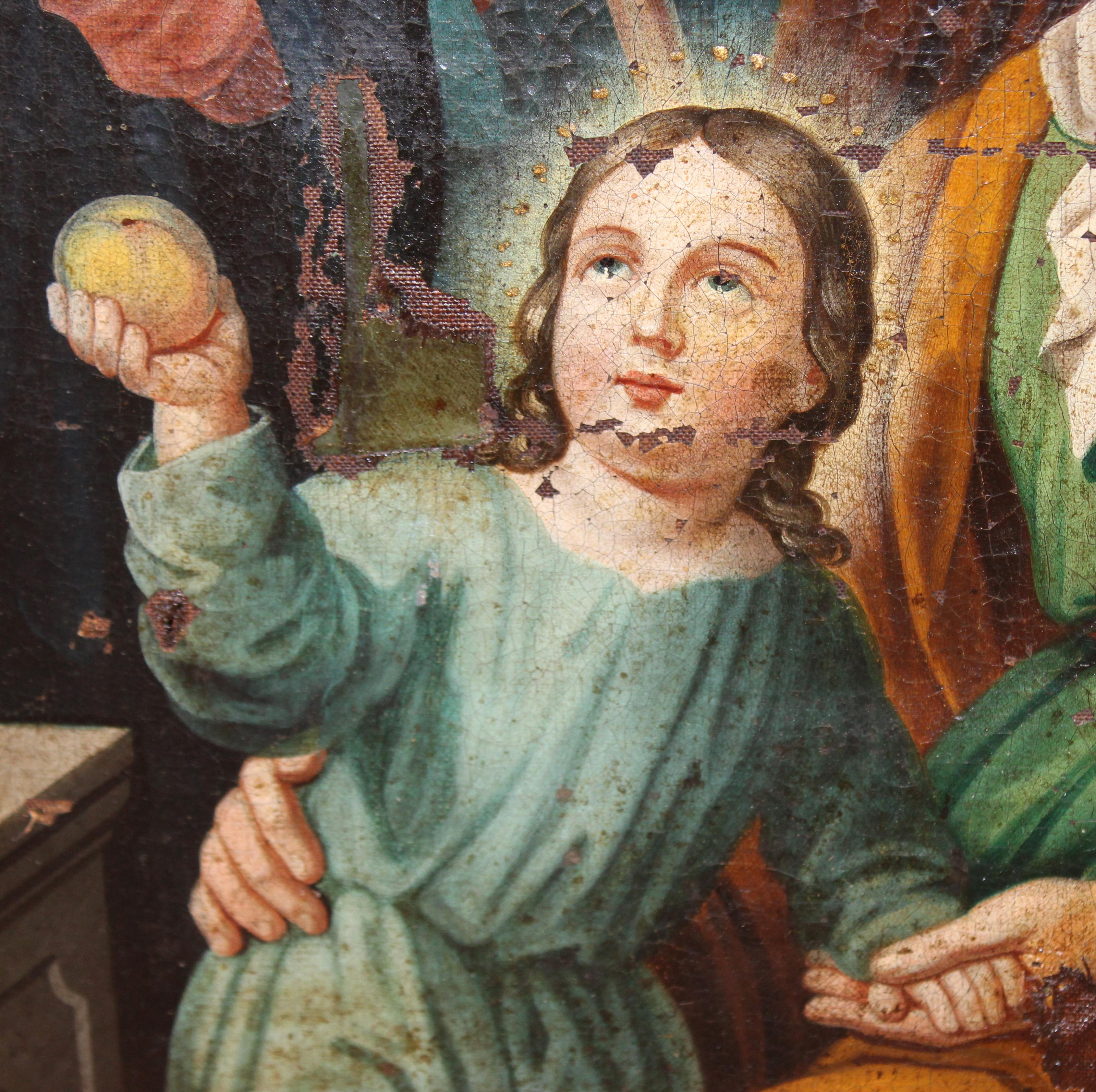 Scuola francese (XIX secolo) - La Sacra Famiglia in vendita 5