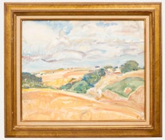 French School 20th Century Oil - Provence Landscape