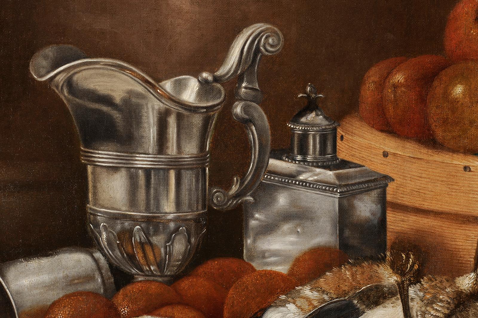 French school circa 1770
Pair of still lifes
Oil on canvas
H. 65 cm; L. 81 cm each

These two works produced during the second half of the 18th century in France have come down to us as a pair. During the 20th century, an amateur exhibited them in