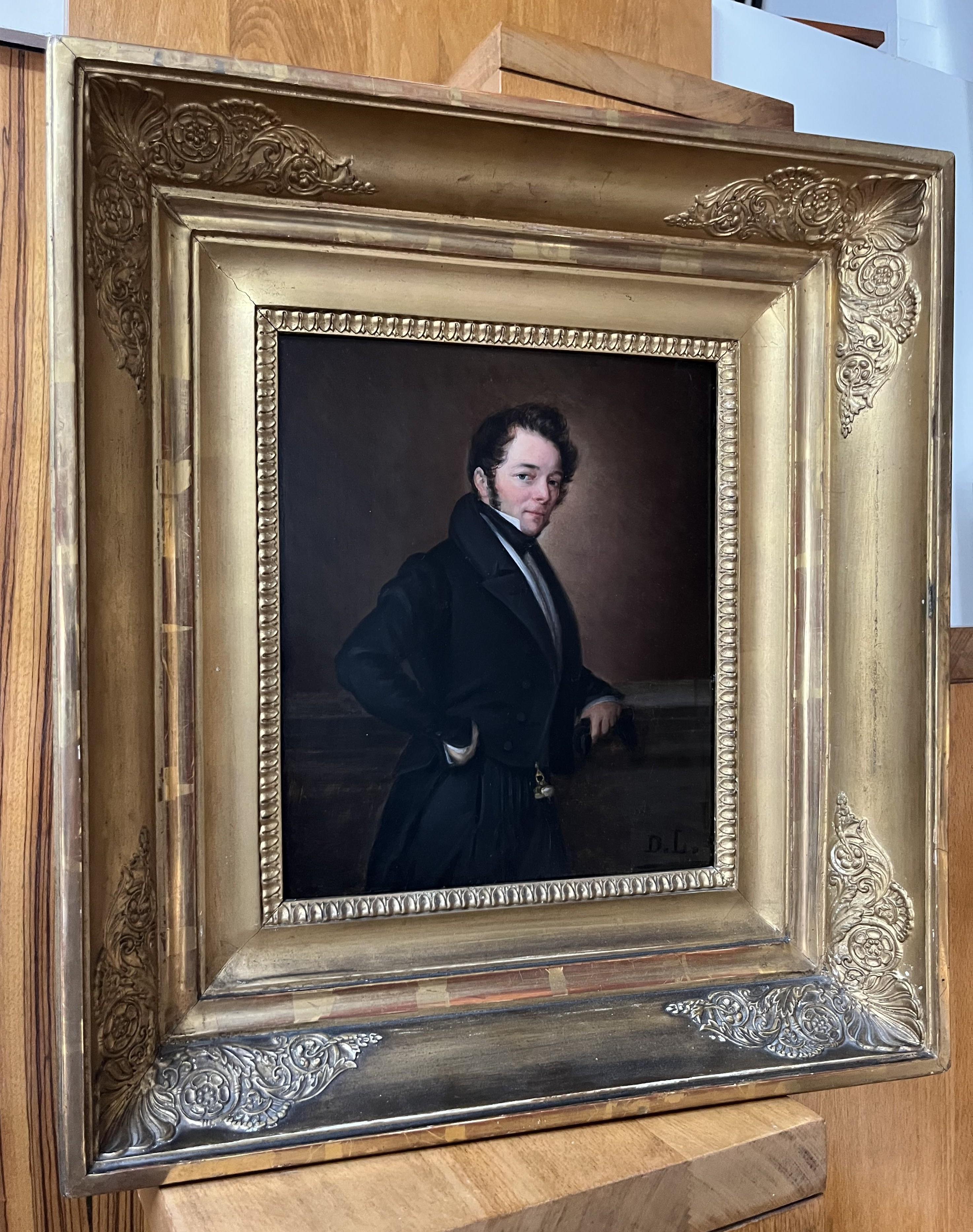 Unknown - French school, circa 1840, Portrait of a Gentleman, oil on ...