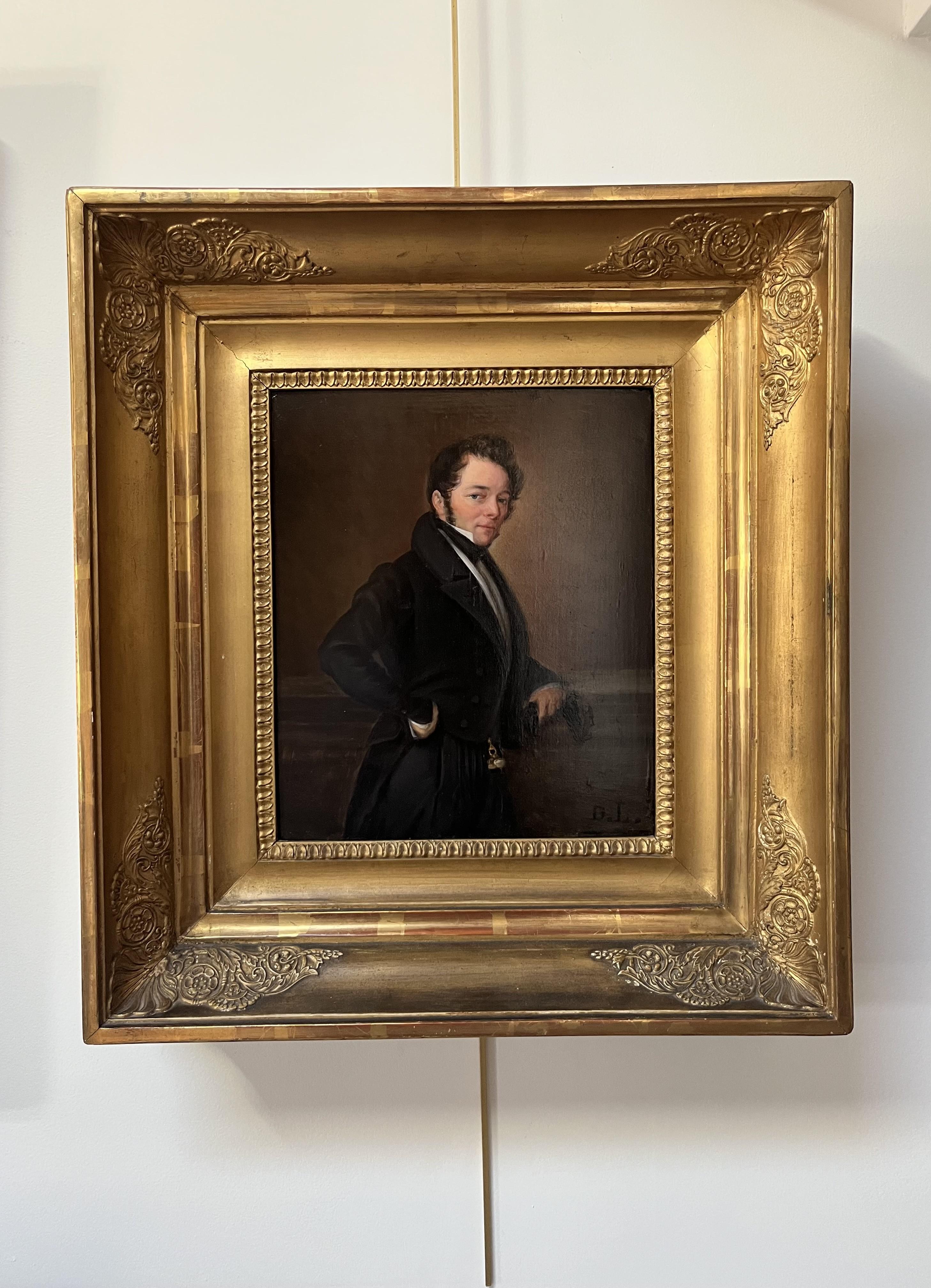 Unknown - French school, circa 1840, Portrait of a Gentleman, oil on ...