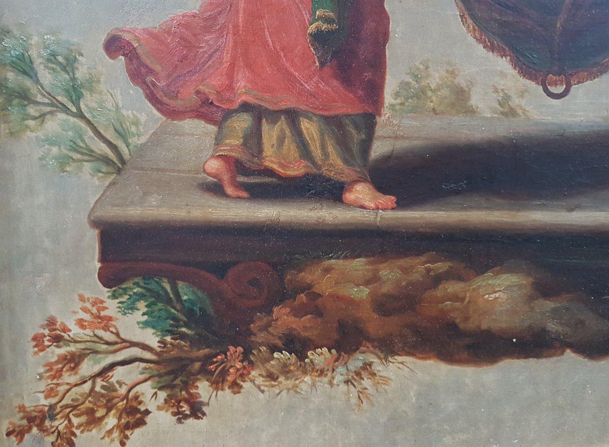 French school rococo late 18th century oil on canvas The vestales For Sale 2