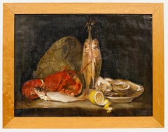French School Late 19th Century Oil - Bounty of the Sea