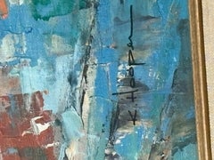 “French Signed Oil Painting On Canvas”