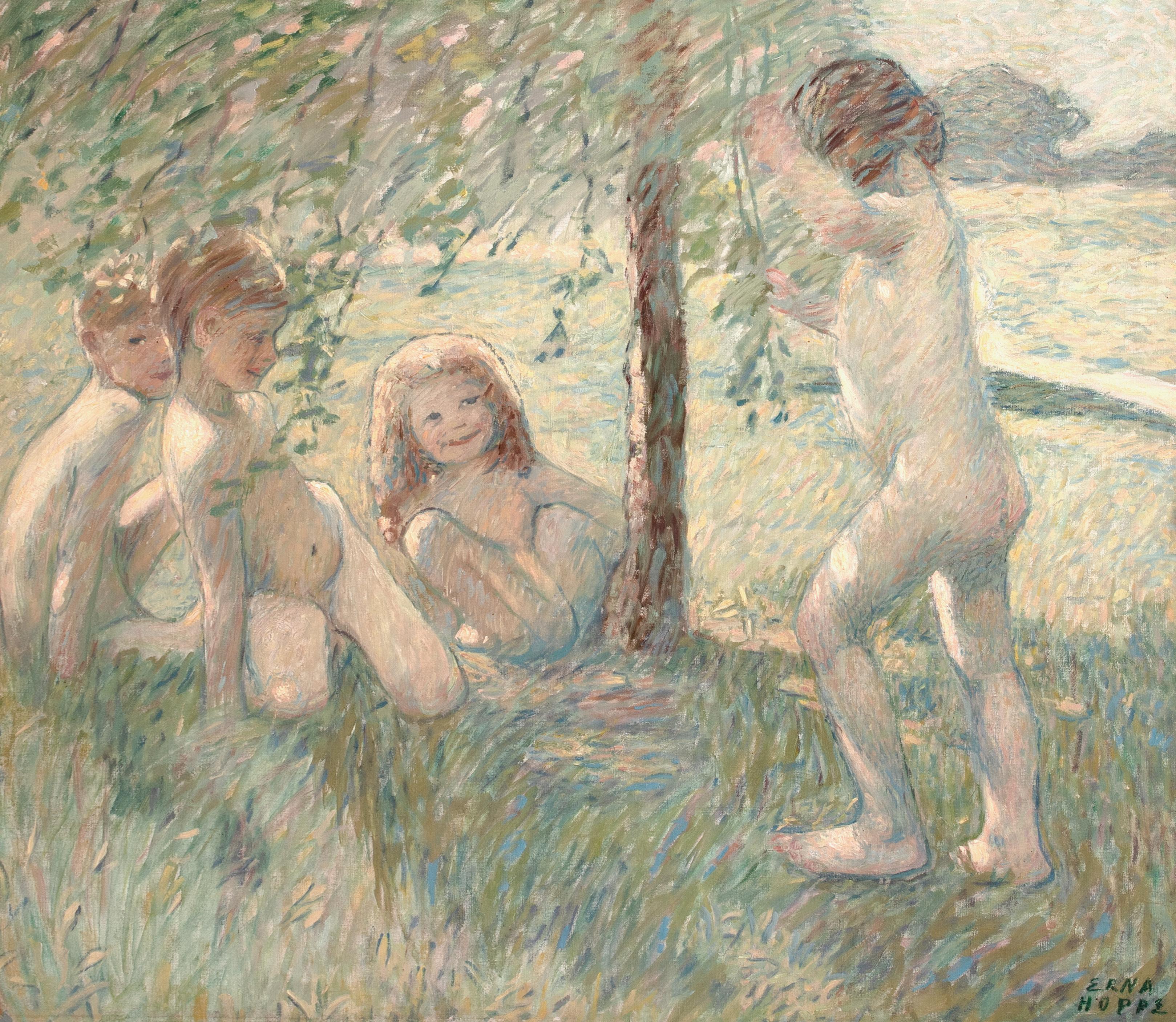 Folletto, 19° secolo  di Erna Hoppe Kinross 1875-1964 - Portrait Painting Marrone di Unknown