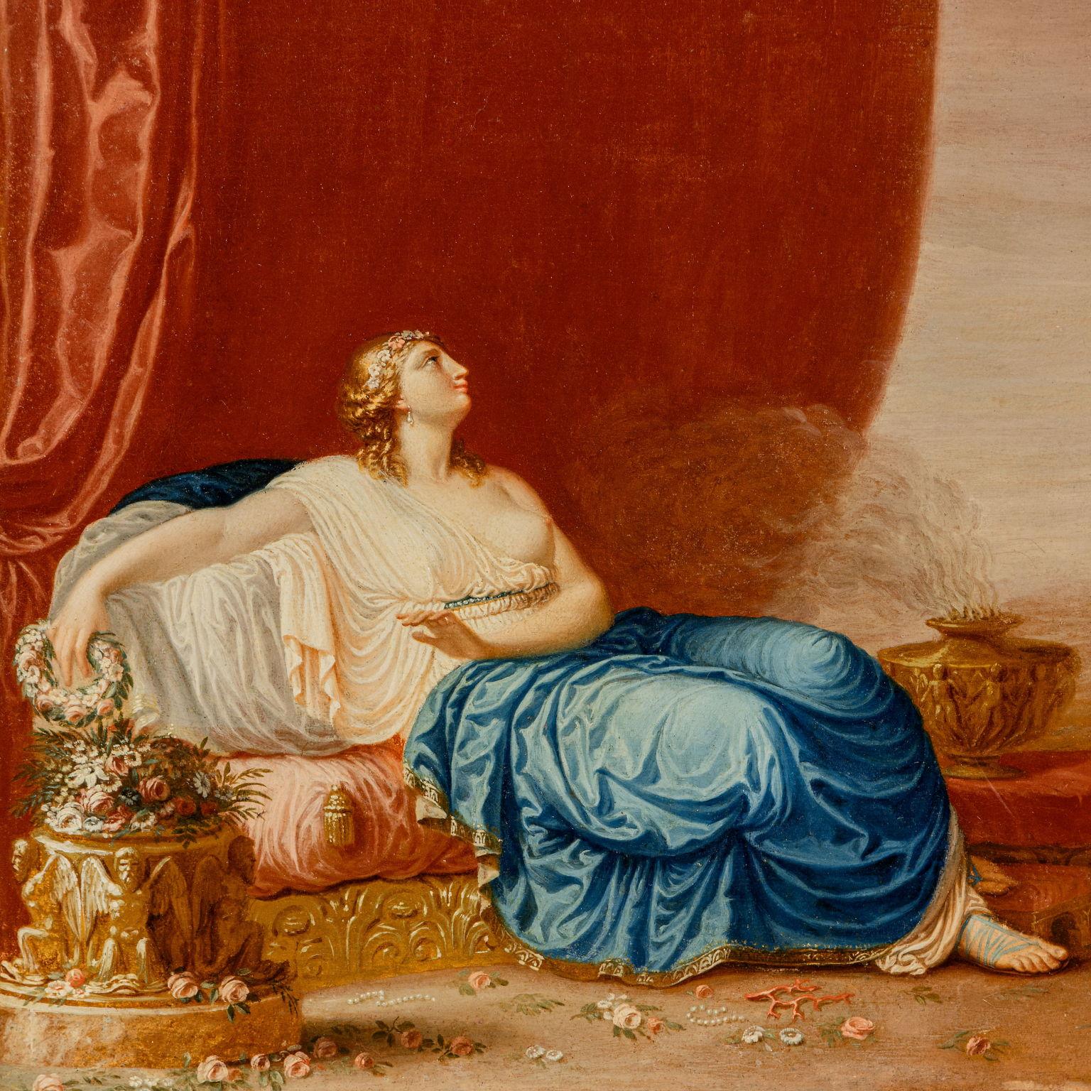 From the lost fresco with the allegory of Asia (De la fresque de l'Asie) by Andrea Appiani, XIXe siècle - Painting de Unknown
