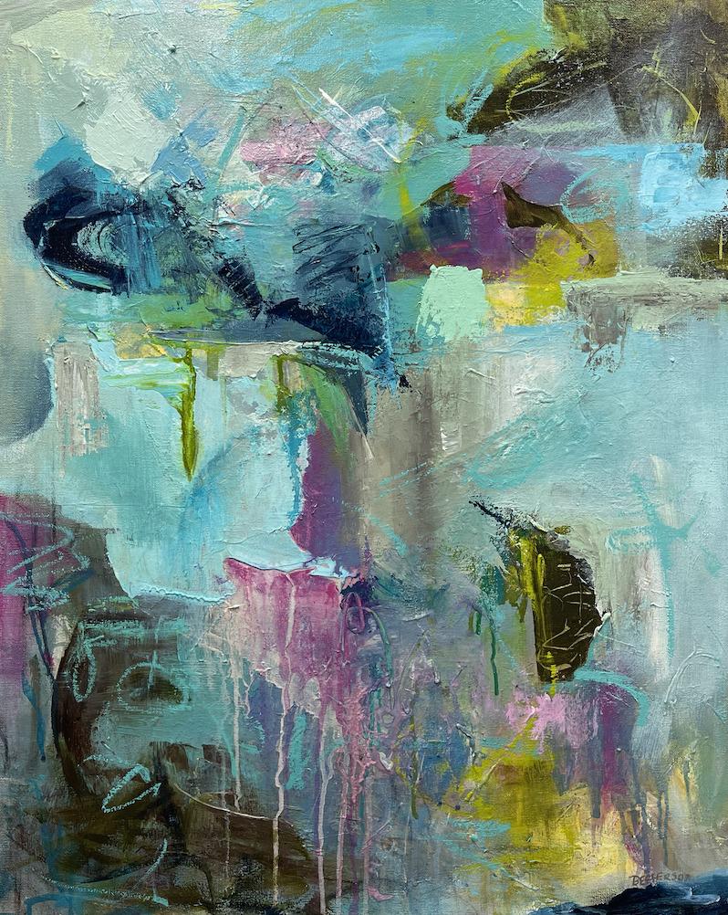 Unknown Abstract Painting – Spaß mit Farbe