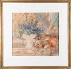 G. Stanislav Shultz - Impressionist Early 20th Century Oil, Flowers & Fruit