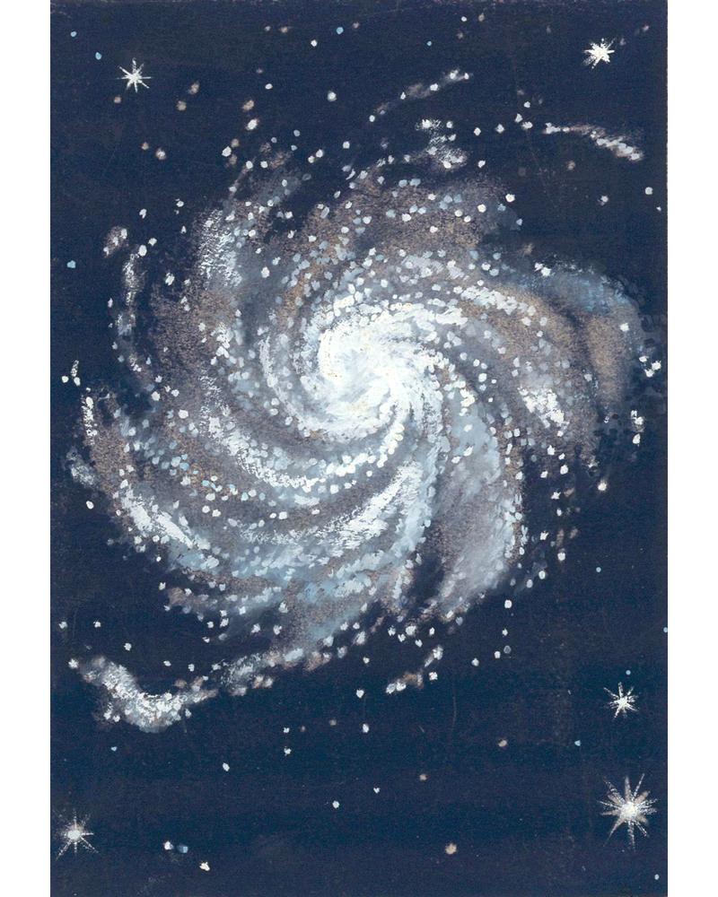 galaxy painting easy