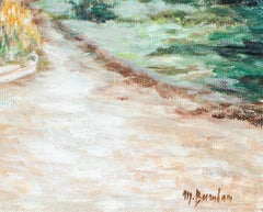 Garden in The South of France Signed Painting