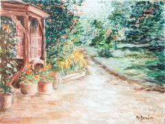 Garden in The South of France Signed Painting