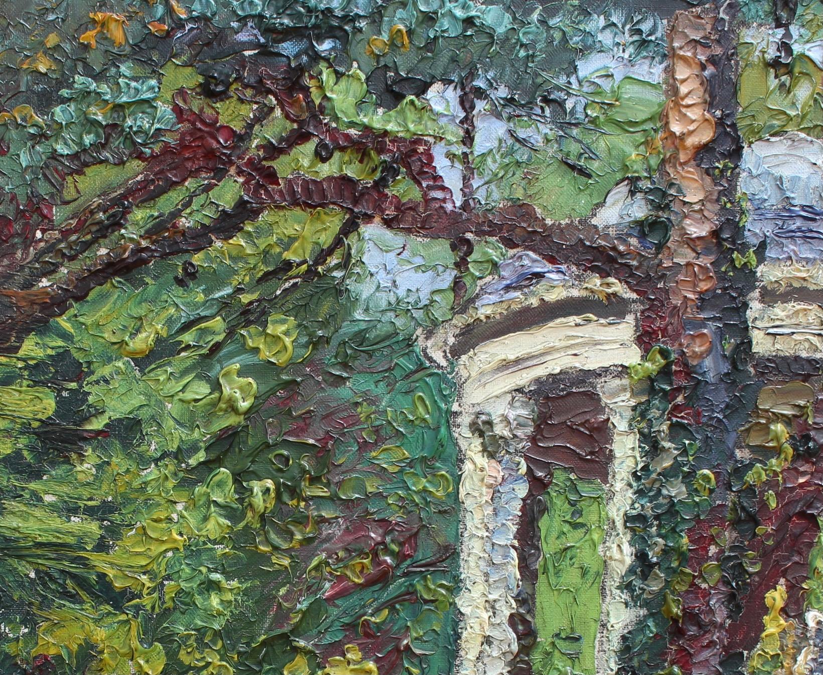 'Gazebo Under the Trees in Versailles' by M. Phidias  For Sale 3