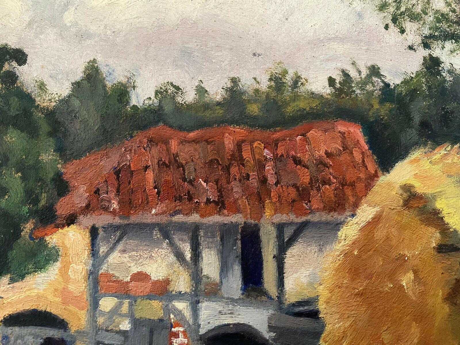 Genevieve Zondervan French Oil Painting, Harvest Fields Farm Barns For Sale 1
