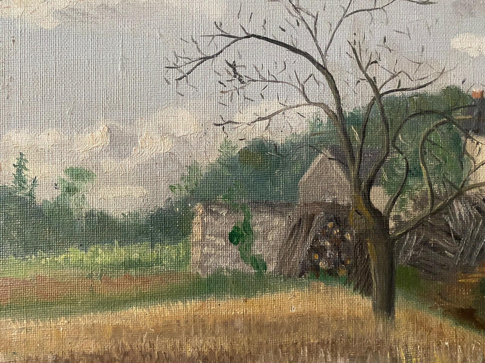 Genevieve Zondervan Pintura al óleo francesa, Paisaje rural Campos - Landscape Painting Marrón de Unknown