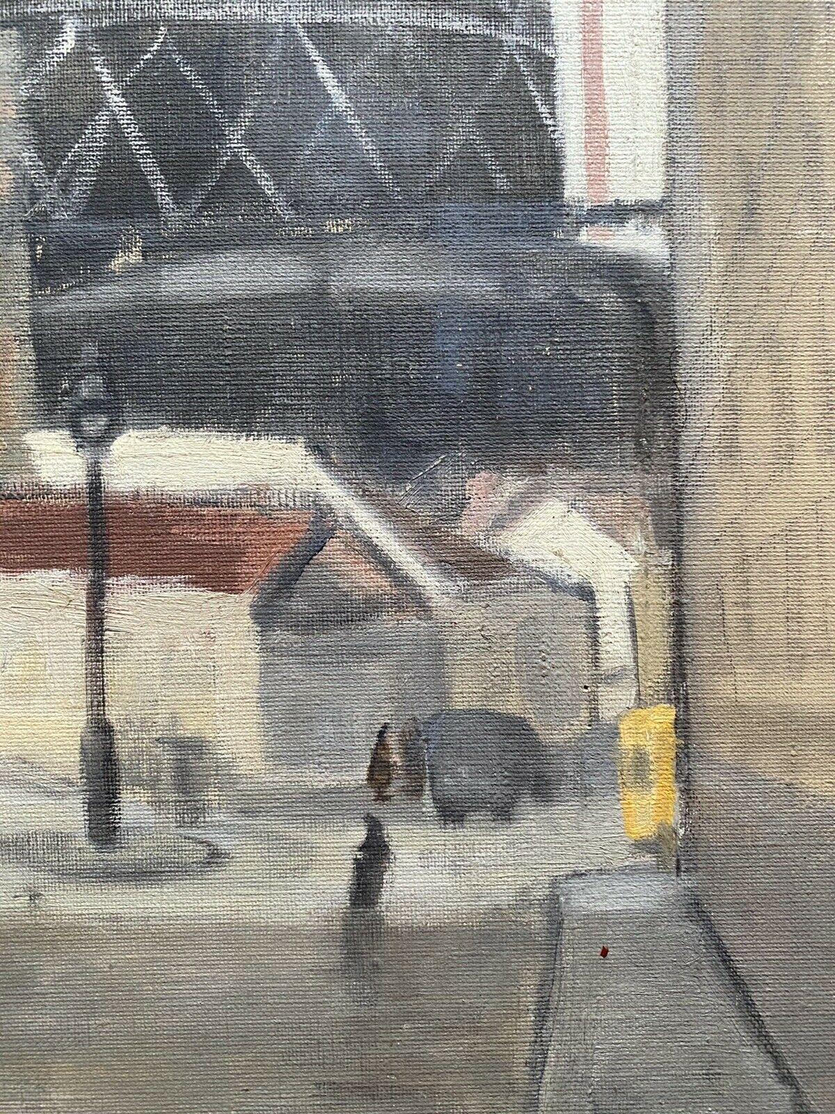 Genevieve Zondervan, French Oil Painting, Urban City View Street For Sale 3