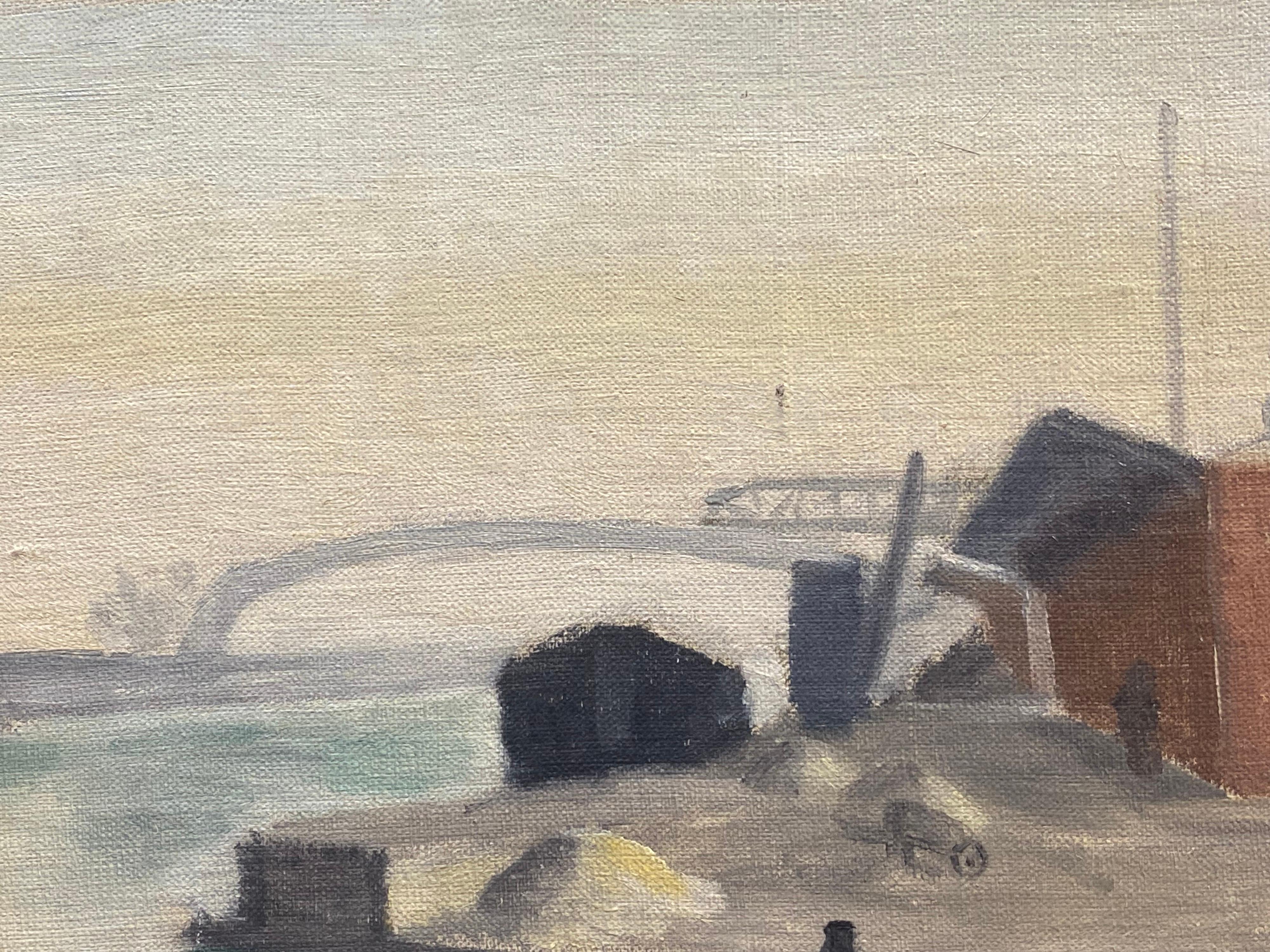 Genevieve Zondervan Pittura ad olio post impressionista francese - Painting di Unknown