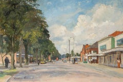 Geoffrey Burrows (1934-2023) - 1981 Oil, The High Street