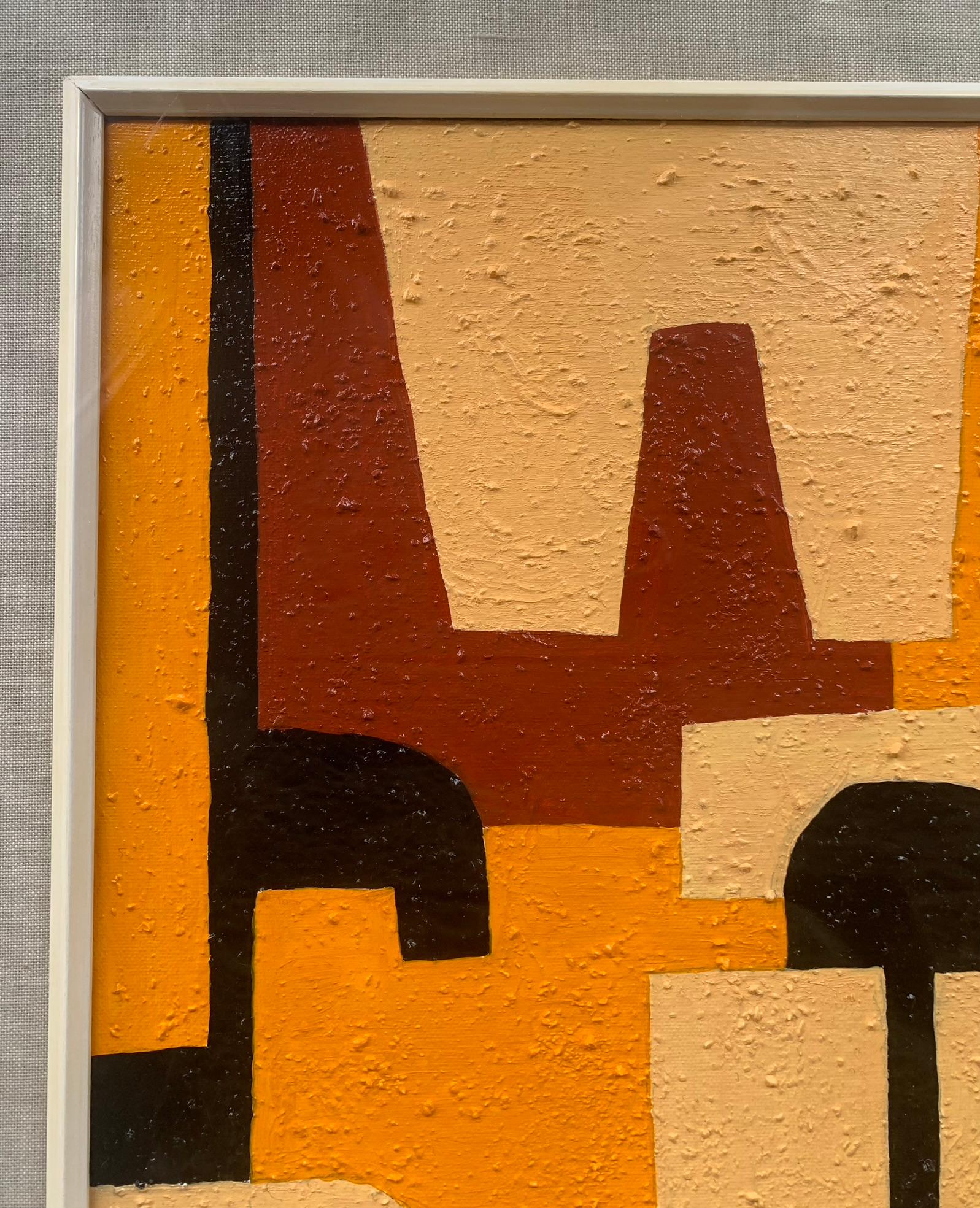 Peinture abstraite géométrique. École italienne des années 1960- 1970  en vente 7
