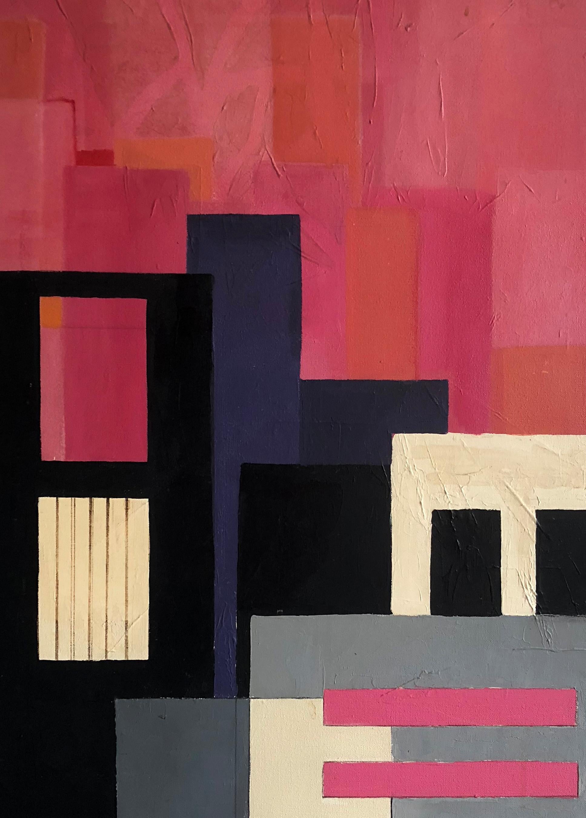 abstract squares painting