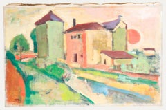 Georg Alfred Stockburg (1907-1986) - 1937 Oil, Italian Landscape