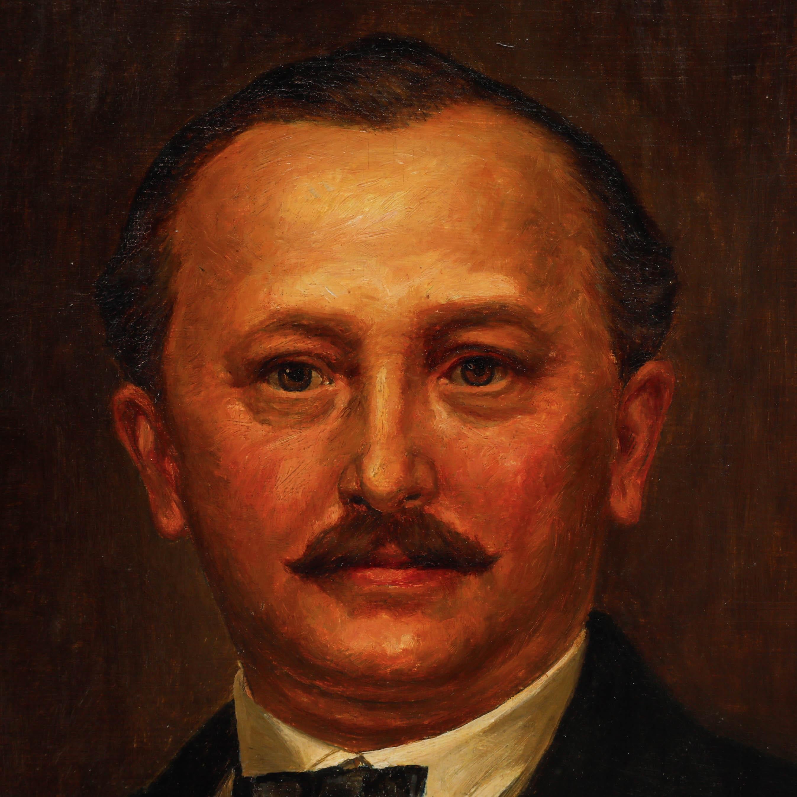 Georg Schirmer (1816-1880) - 1875, Huile, Gentleman from Cassel en vente 1