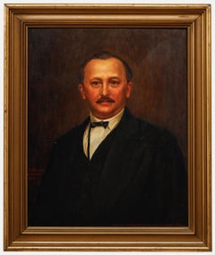 Georg Schirmer (1816-1880) - 1875 Oil, Gentleman from Cassel