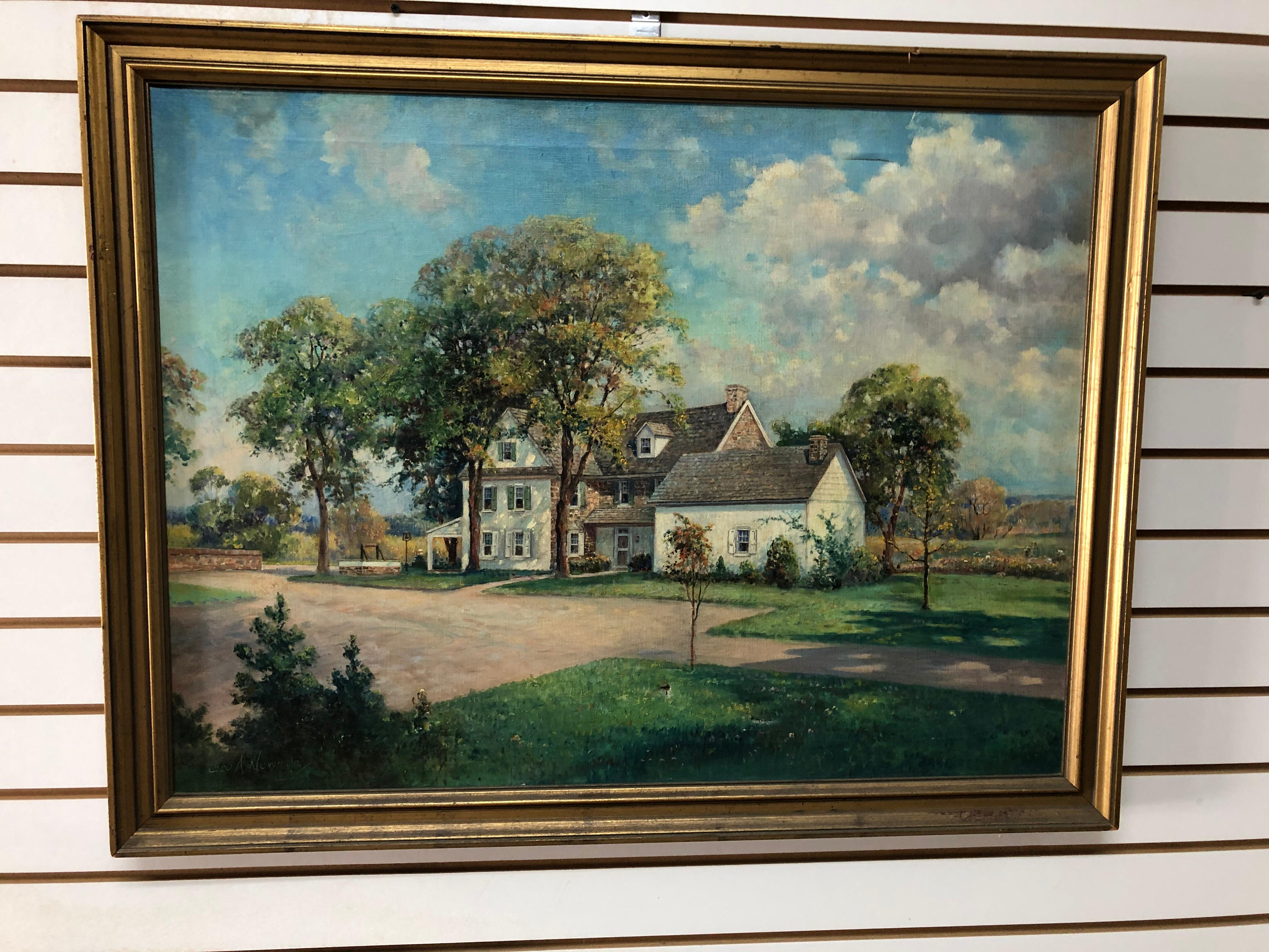 George A Newman Pennsylvanie Impressionniste - Painting de Unknown