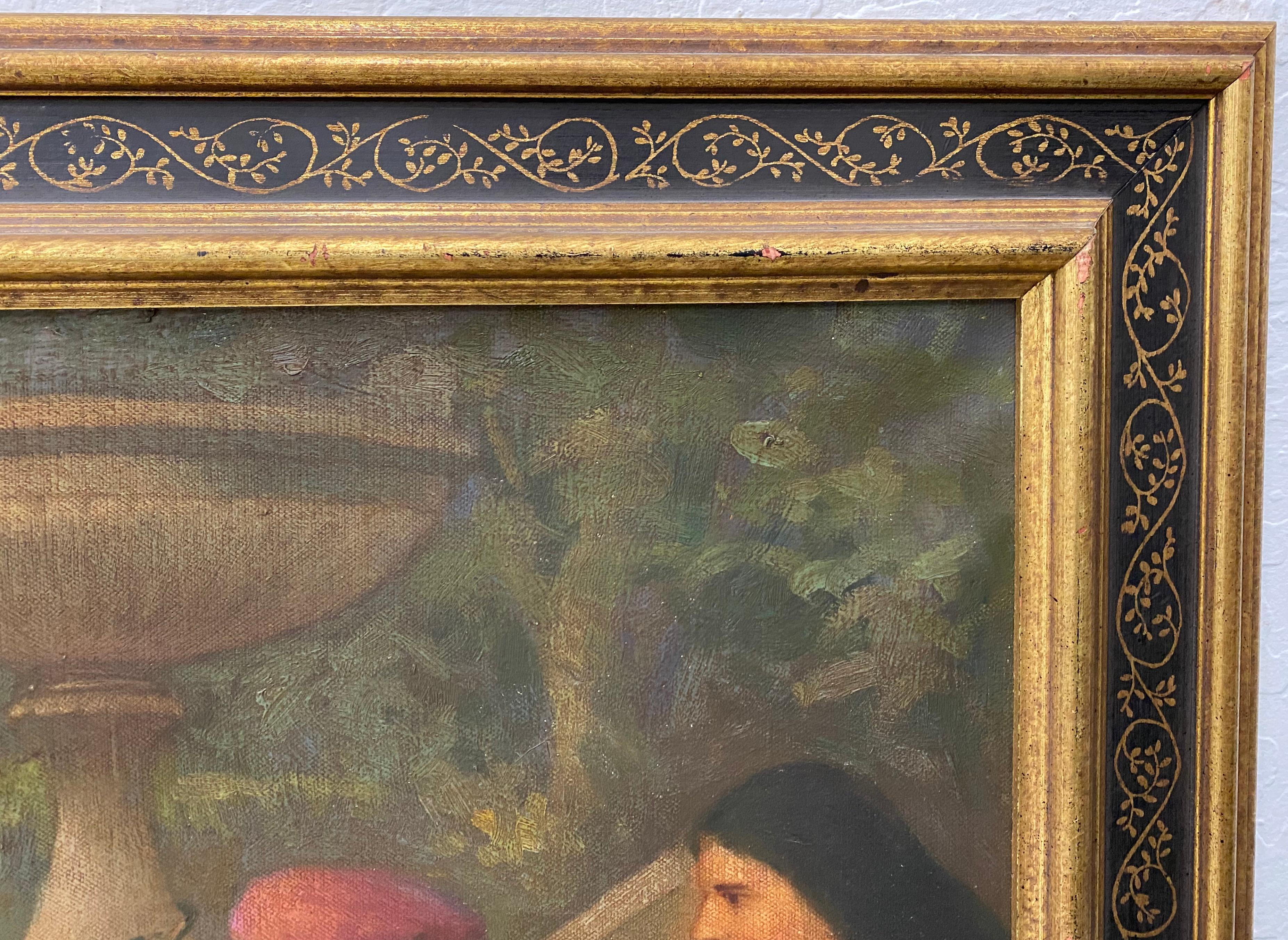 medieval oil painting